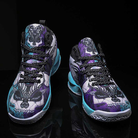 Women Mesh Sneakers Wear-resistant Basketball Shoes Deodorant Comfortable Outdoor Running Shoes