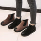 Winter Snow Boots Flat-bottomed Women's Short-tube Thick-bottomed Cotton Boots Retro Short Boots Wild and Velvet Women's Boots