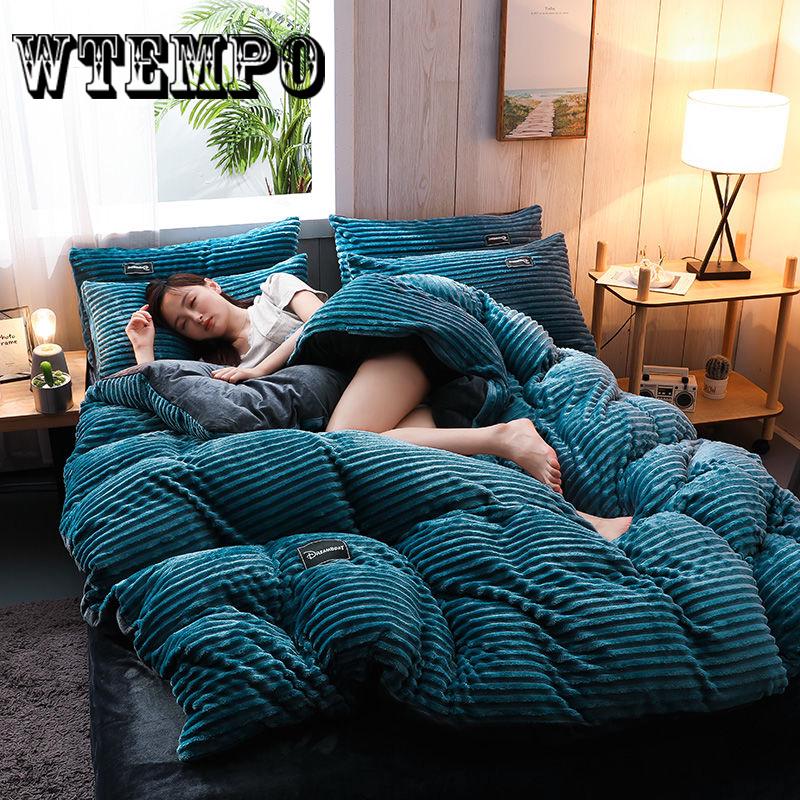 Fashion Bedding Sets Bed Linen Duvet Cover Flat Sheet Bedding Set Winter King Queen,bed Set