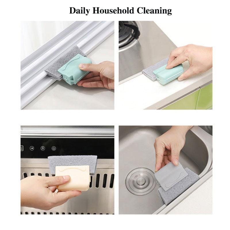 Household Door and Window Cleaning Tool Multifunctional Groove Gap Cleaning Brush Window Groove Groove Cleaning Dead Corner Brush