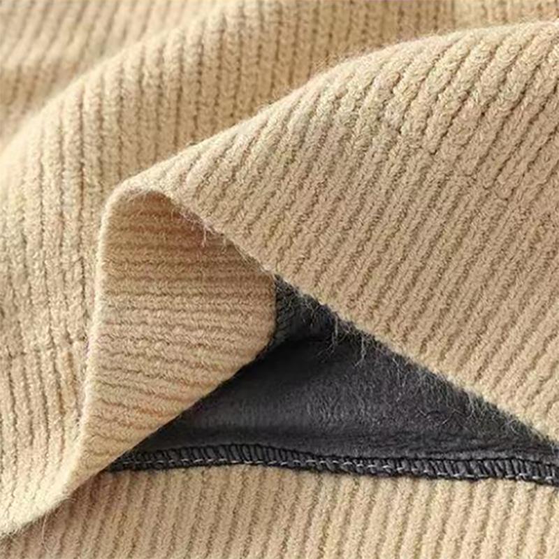 Fall/Winter Men's Sweater Round Neck Warm Knit Sweater Half Turtleneck Sweater Youth Men's Clothing