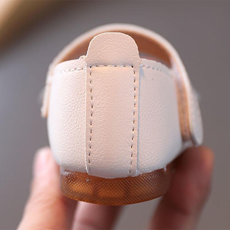 Girls Single Princess Shoes Shallow Children's Flat Shose Kid Baby Bowknot Shoes 2021 Spring Autumn