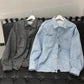 Temperament Jacket Men's Xiaoxiang Wind Lapel Early Autumn Long-sleeved Couple Casual Loose All-match Top Long-sleeved Warm Jacket