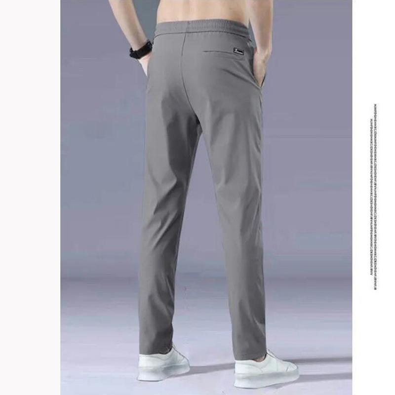 Spring Stretch Quick-drying Trousers Casual Pants Men's Sports Pants Plus Size Pencil Pants Loose Straight Pants