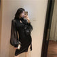Women's Dress Women Long Sleeves Party Evening Club Mini Dress For Women
