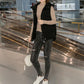 Autumn and Winter Short Casual Vest Korean Loose Hooded Jacket Solid Color All-match Female Down Vest