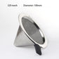 Coffee Filter 304 Stainless Steel Double Drip Filter Coffee Filter Hand Coffee Maker Filter Ultra-fine Mesh