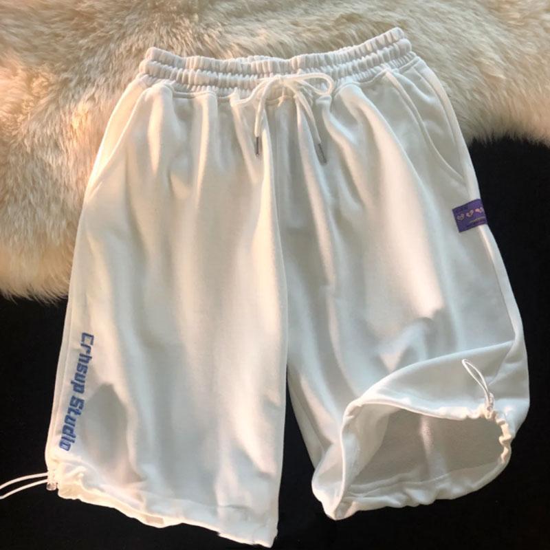 Summer Ins Loose Casual Shorts Sports Comfortable Breathable Five-point Pants Unisex Harajuku Style Student Soft Skin-friendly Pants