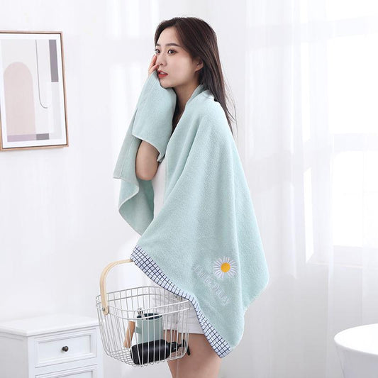 High-grade Pure Cotton Bath Towel Bath Towel Fabric Is Soft and Absorbent and Strong Household Thickening Can Not Drop Towel Set