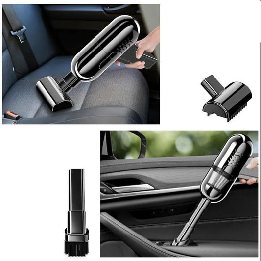 2000Pa Wide Mouth Home Car Dual-use Vacuum Cleaner Cordless Wet & Dry Cleaner Handheld Vacuum Cleaner