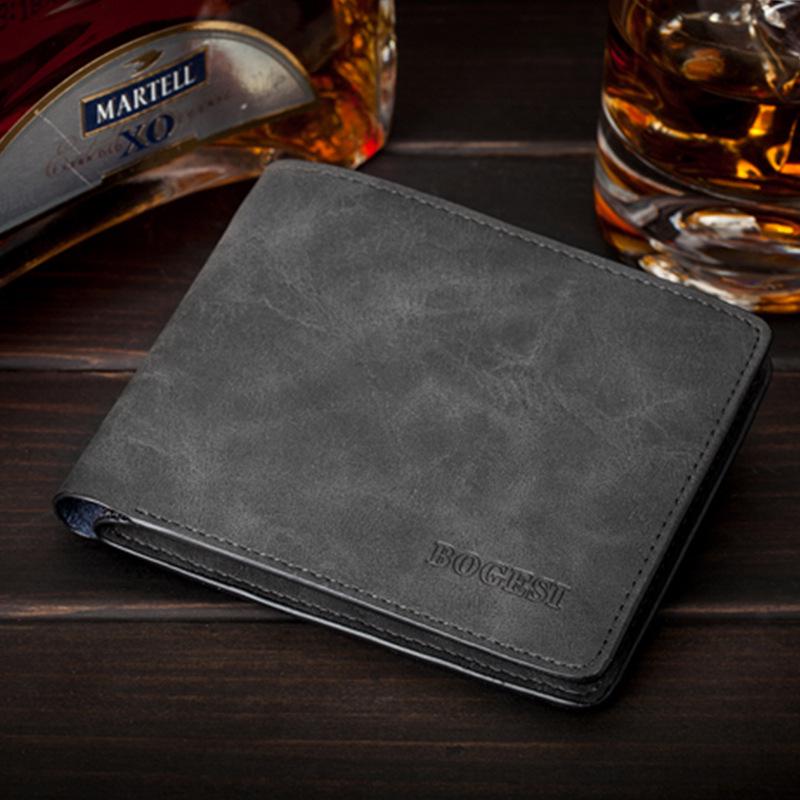 Long Wallet Men Women Anti-theft Waterproof Matte Leather Mobile Phone Card Package Clutch Coin Bag