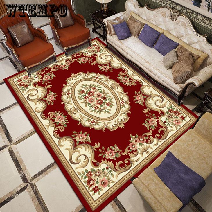 European Style Home Decoration Carpet Comfortable Living Room Anti-slip  Geometric Carpets