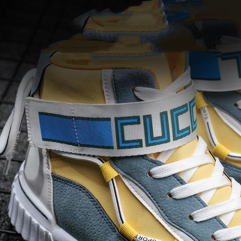 Spring High-top Men's Shoes Korean Version of The Trend of Sports Shoes, Students All-match Casual Shoes