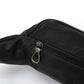 Casual Waist Bag Black Leather Rivet Chest Bag Mobile Phone Bag Outdoor Sports Shoulder Bag