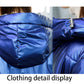 Disposable Cotton Clothes Women's Bright Cotton Coat Women's Short Winter Loose and Colorful Hooded Down Cotton Warm Thick Coat