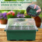 12 Holes Plastic Nursery Pots Planting Seed Tray Kit Plant Germination Box