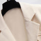 Plus Size Women's Spring and Autumn Slim Suit Loose Temperament Pleated Skirt Two-piece Suit