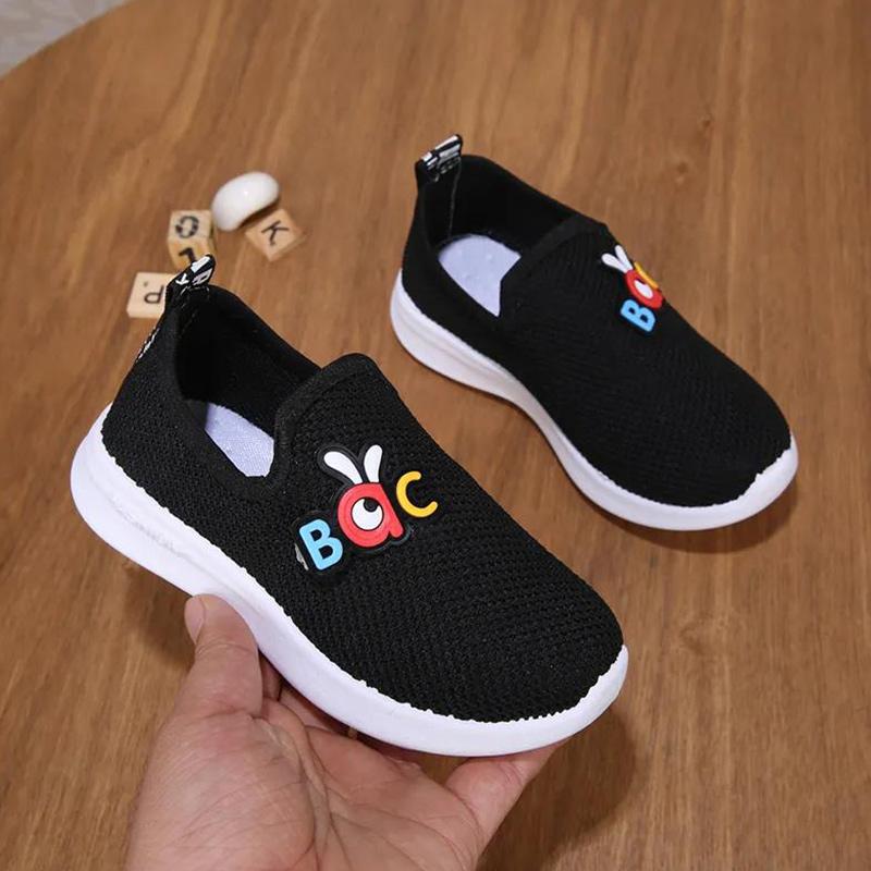 Sweet and Fresh and Breathable Children's Sports Shoes Men's Lightweight Non-slip Women's Baby Mesh Single-pedal Shoes