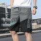 Men's Summer Thin Ice Silk Cool Outer Wear Shorts All-match Five-point Wear-resistant Overalls Loose Breathable Casual Shorts