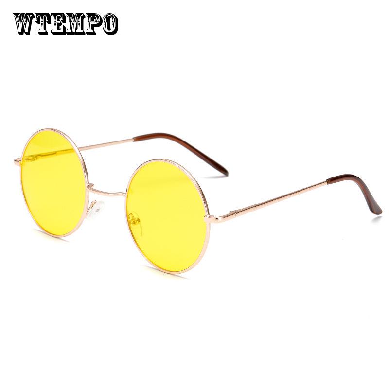 WTEMPO Vintage Retro Women Men Ladies Luxury Sunglasses round Shades Eyeglasses