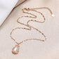 Tulip Flower Pendant Necklace Flash Diamond Exquisite Pendant Advanced Gold-plated Personality Clavicle Chain Give A Friend Gift Jewelry