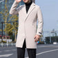 2021 Autumn and Winter Jacket Men's Thick Warm Coat Mid-length Casual Windbreaker