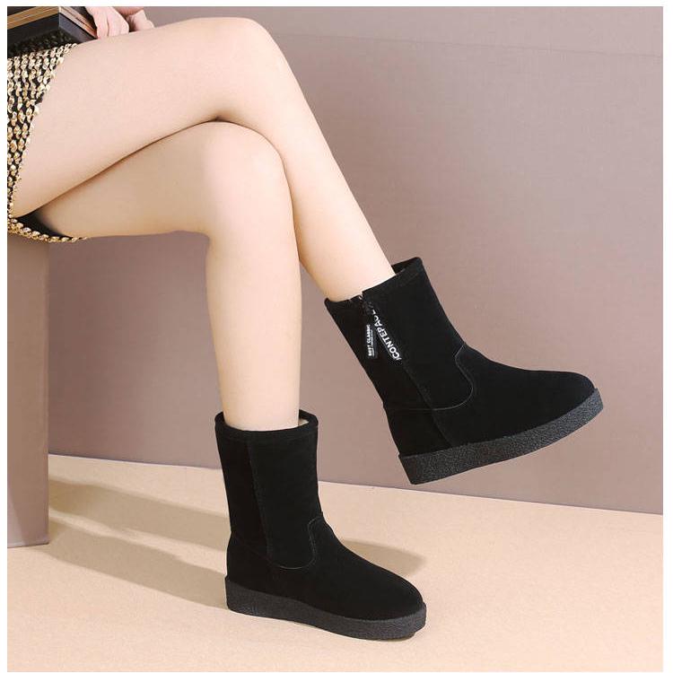 Women Boots Winter Waterproof Non-slip Snow Boots Women Winter Shoes Thick Fur Platform Ankle Boot