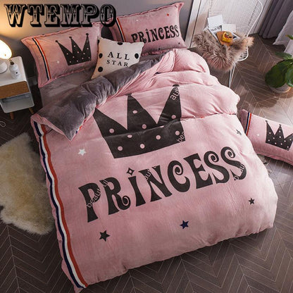 FlannelOn The Bed Fabric Super Soft Fashion Bedclothes Cobertor
