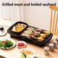1800W Barbecue Heat Pot Machine Multi-purpose BBC Rack Fried Steak Pan Smokeless Nonstick Grill Pan for Family
