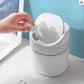 Desktop Trash Can Girl Heart Light Luxury Style Creative Desktop Household Trash Storage Bin Mini Small Trash with Lid