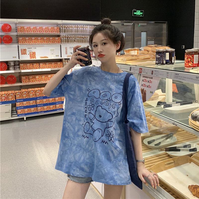 Short Sleeve T-Shirt Women's Summer Round Neck Loose Top