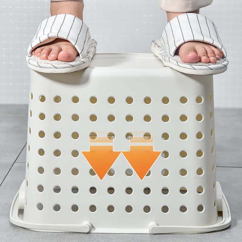 Household Food Toy Plastic Storage Basket Bathroom Dirty Clothes Storage Basket