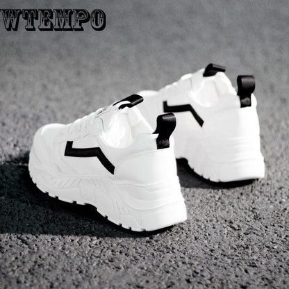 Shoes Woman High Platform Sneakers Female Shoes White Sneakers Breathable