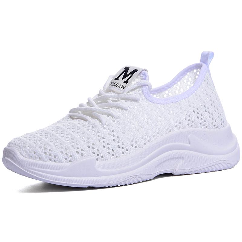 Women Flat Shoes Knit Woman Casual Slip on Vulcanized Shoes Female Mesh Soft Breathable Women's Footwear for Ladies Sneaker