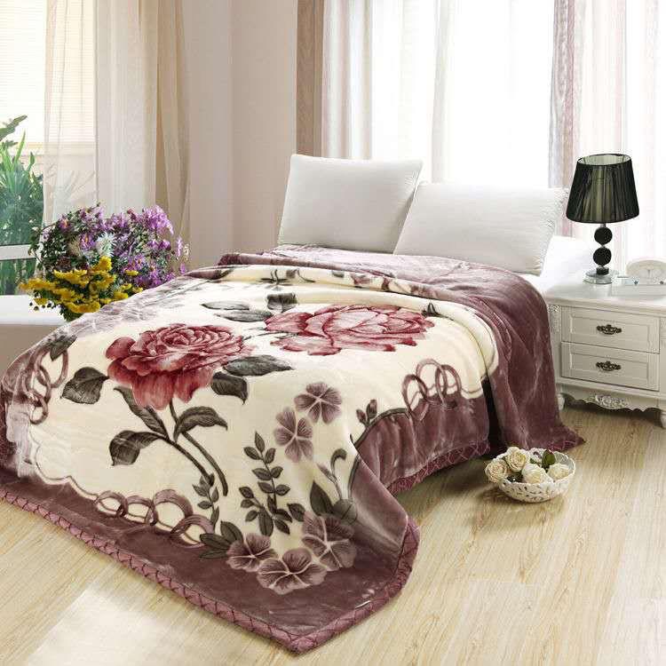 Coral Fleece Thickening Non-shedding Blanket Quilt Bedroom Cover Blanket