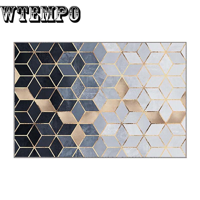 European Style Geometric Carpet big size High quality Home Mat Nordic  Living room Carpet rug