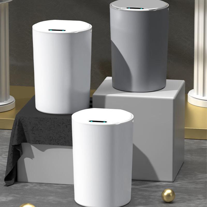Smart Sensor Trash Can Household Automatic Lid Opening Bedroom Living Room Toilet Bathroom Large Capacity Without Bending Over and Deodorizing