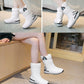 Ski Boots Women Winter Outdoor In The Tube Waterproof Non-slip Travel Snow Boots Plus Velvet Warm Plus Size Boots