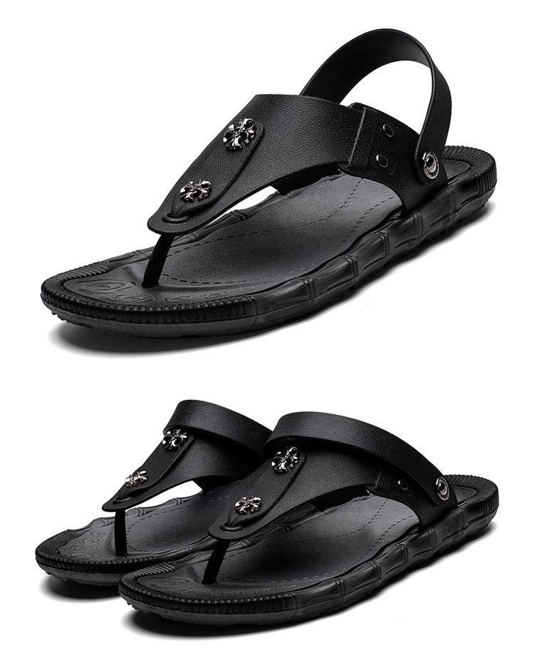 Summer Sandals Men's Outer Wear Men's Beach Shoes Non-slip Sandals and Slippers Wear-resistant Flip-flops Men
