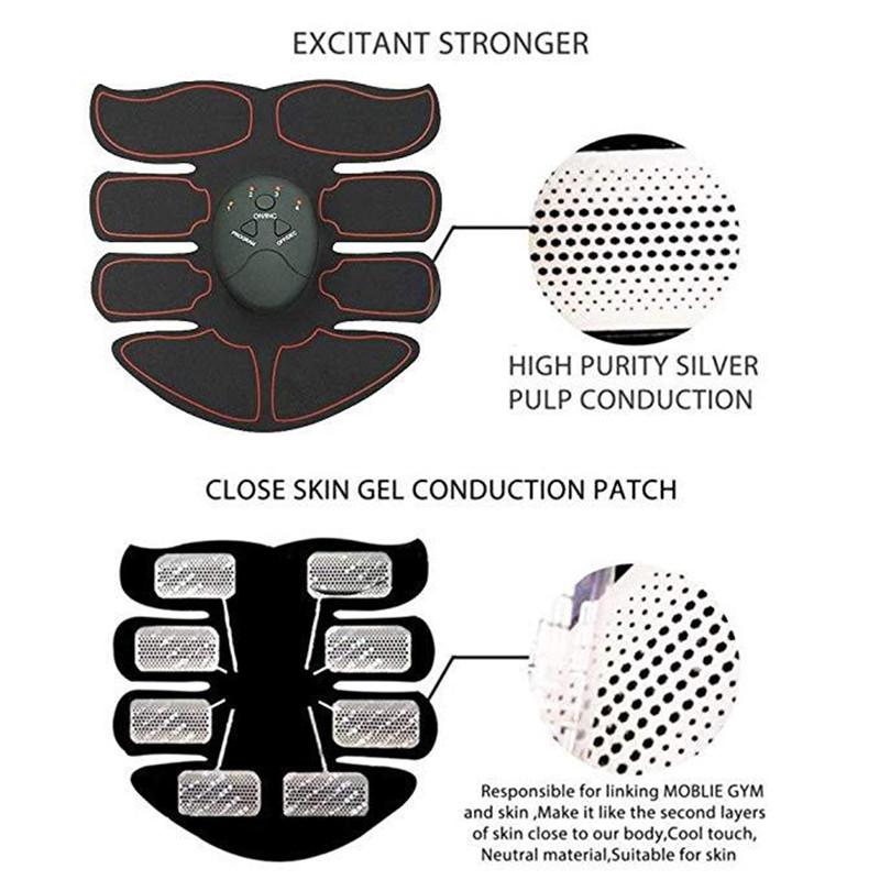 Abdominal Fitness Equipment Home Smart Belly Stickers Muscle Abdomen Stickers Machine Body Slimming