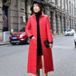 Long Down Jacket Women's Winter Lightweight Over-the-knee Korean Slim Slimming Stand-up Collar Super Lightweight Jacket