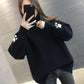 Winter Women's Turtleneck Sweater Women Plus Velvet Thick Loose Bottoming Shirt Autumn and Winter Wear All-match