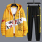 Spring Men Sweater Suit Sports Suit Hooded Pullover Campus Student Sportswear Casual Loose Clothing for Youth