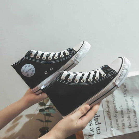 High-top shoes men's canvas shoes board shoes spring men's shoes wild shoes men's casual sports