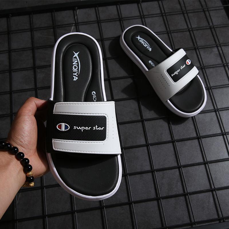 Men's Slippers for Outer Wear Beach Home Non-slip Thick-soled Soft Bottom Sandals