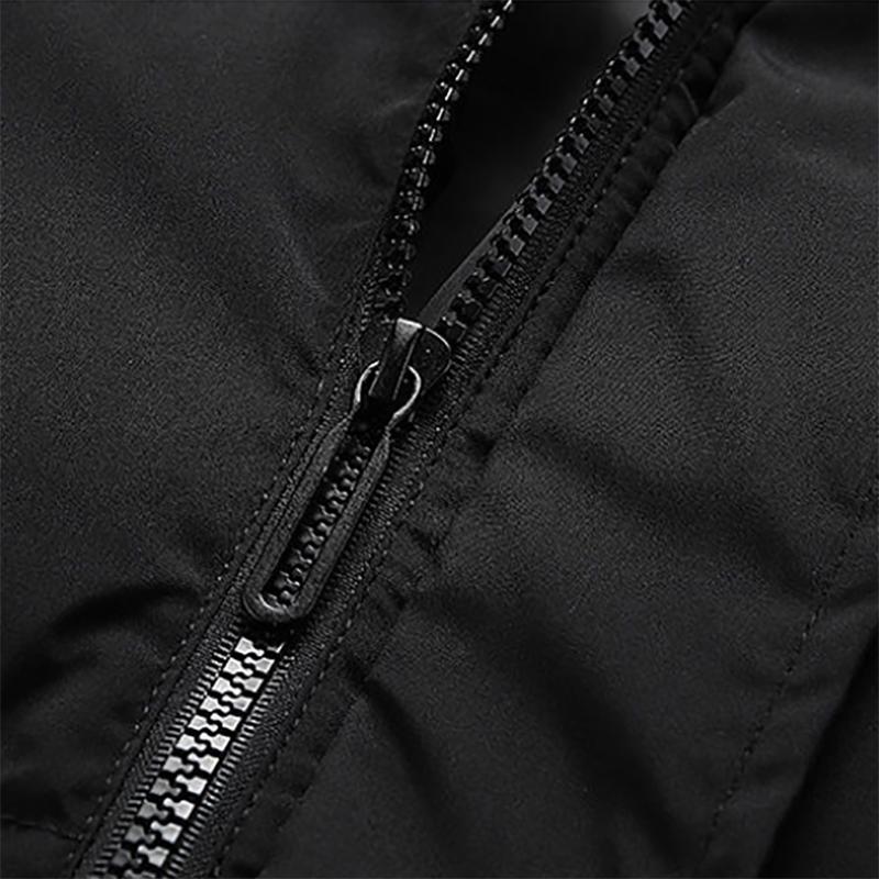Mens Down Cotton Jacket Men's Jacket Thickening Casual Cotton Clothing To Keep Warm Large Size Hooded Padded Jacket