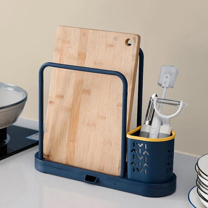 Kitchen Rag Drain Rack Cup Brush Steel Ball Baijie Arrangement Rack Sponge Supplies Hanging Dishcloth Storage Artifact