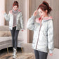 Glossy Cotton-padded Jacket Women's Short Cotton-padded Jacket Loose Bread Clothes Winter Cotton-padded Jacket Hooded Jacket
