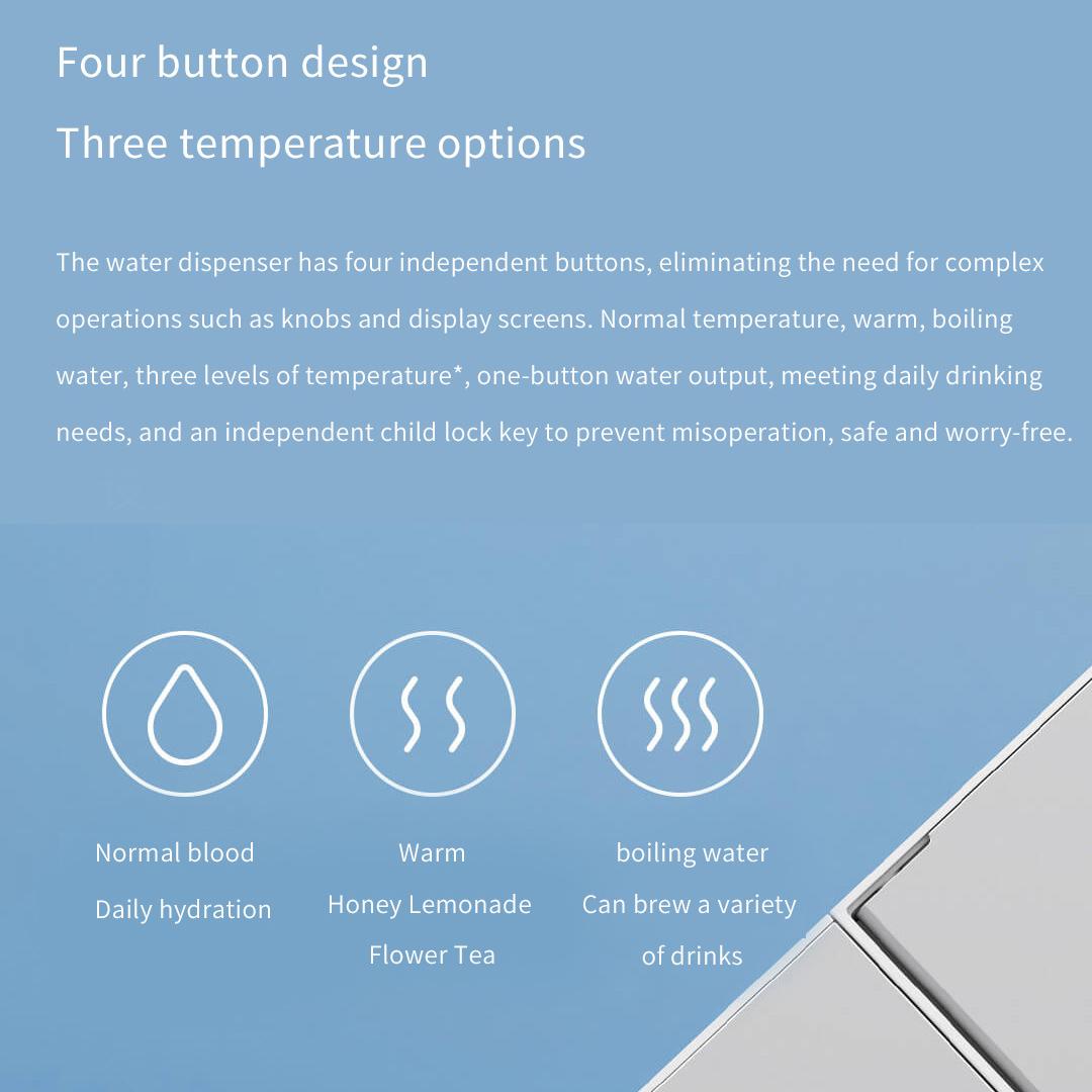 Instant Heating Water Dispenser C1 Fast Instant Heating  Water Electric Drinking Fountain 2.5L for Home