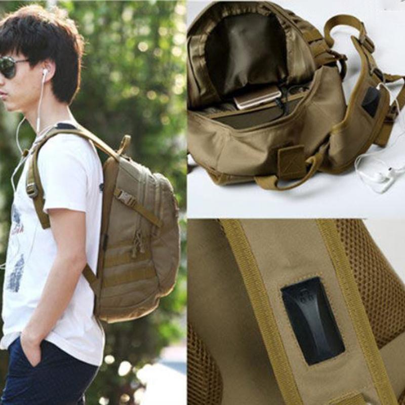 Outdoor Hiking Backpack Men and Women Military Fans Outdoor Sports Travel Mountaineering Waterproof Backpack 20L Liters
